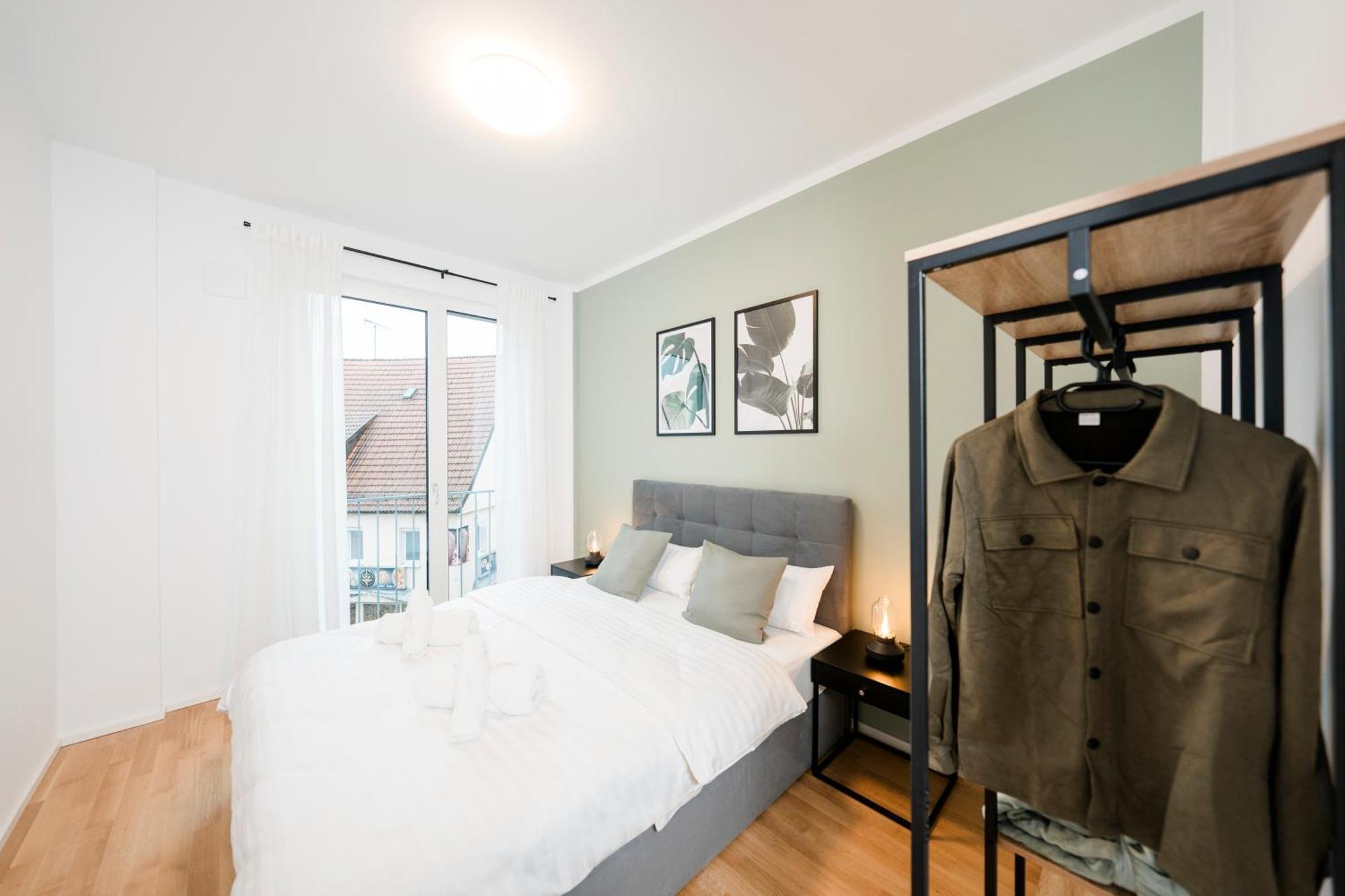 Kocasa-Apartments 02, Design, City-Center Boeblingen, Stellplatz, Balkon, Waipu-Tv Extérieur photo